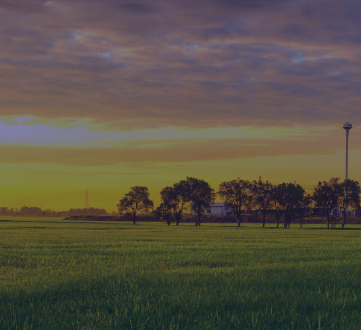 industria agro com filtro de opacidade azul